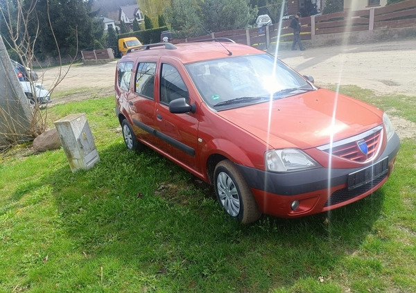 Dacia Logan cena 8500 przebieg: 330000, rok produkcji 2008 z Recz małe 7